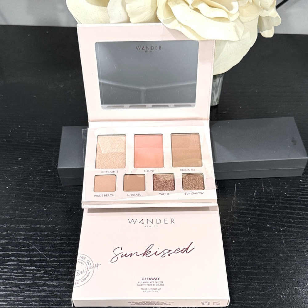 Wander Beauty Sunkissed Getaway Palette Eyeshadow Blush Bronzer Highlighter